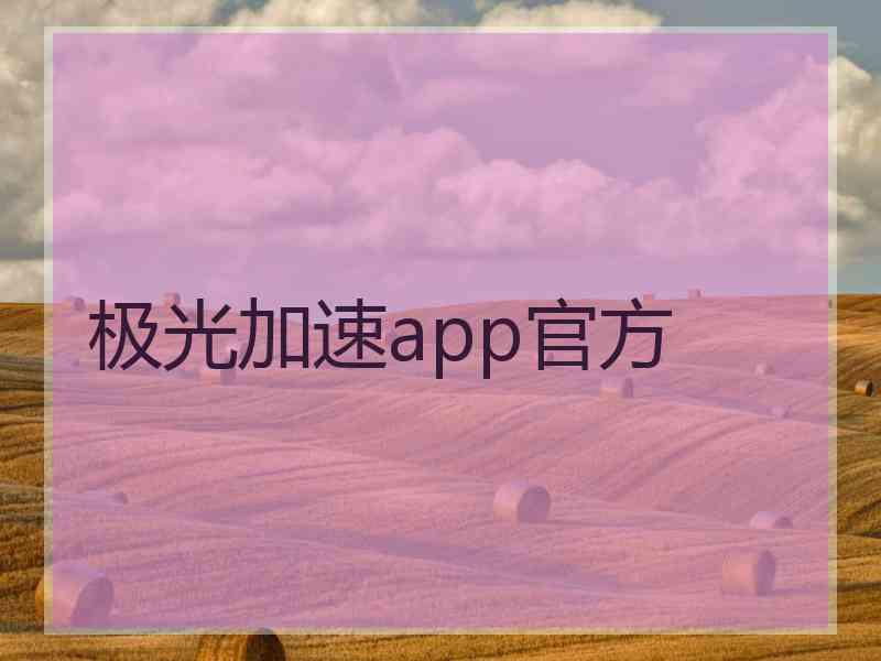 极光加速app官方