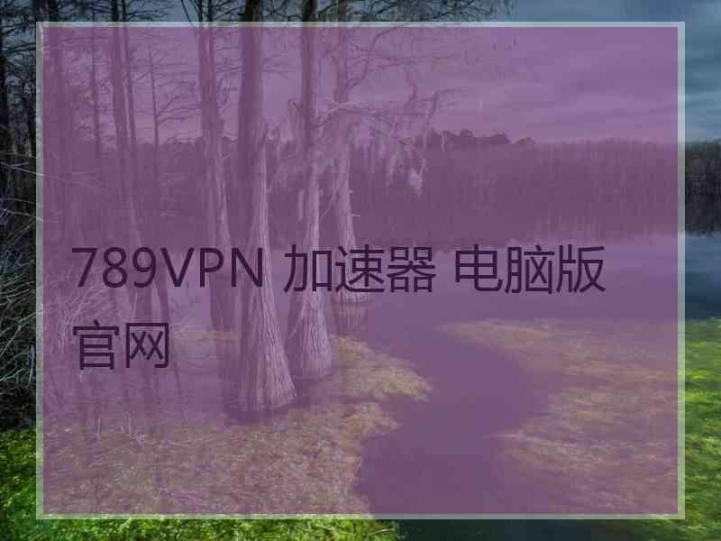 789VPN 加速器 电脑版 官网