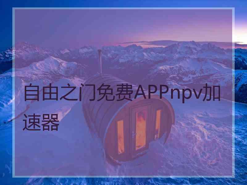 自由之门免费APPnpv加速器