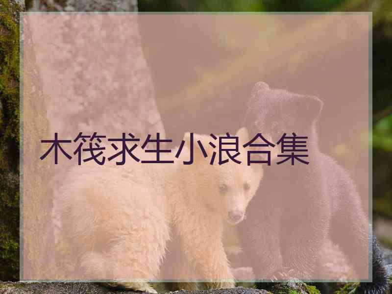 木筏求生小浪合集