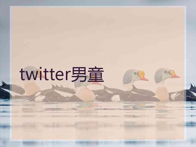 twitter男童