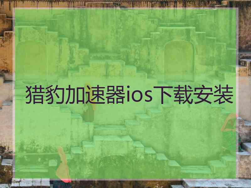 猎豹加速器ios下载安装