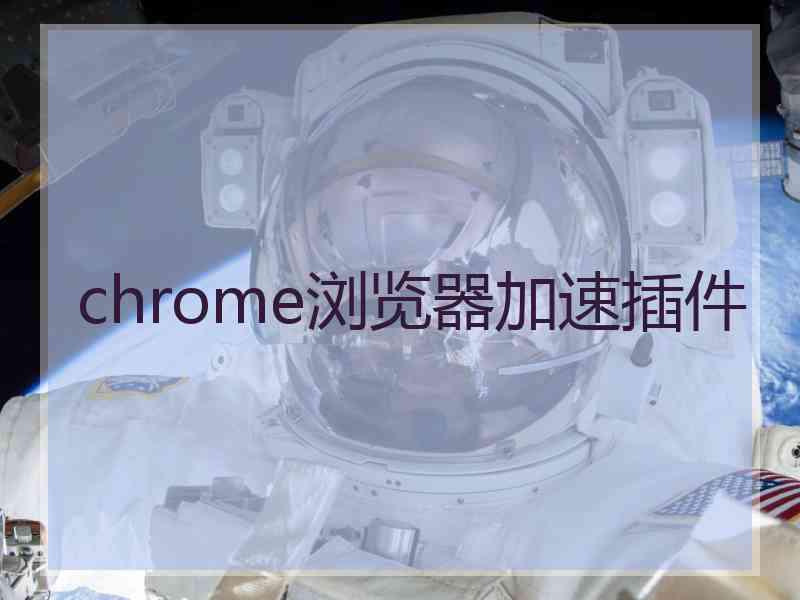 chrome浏览器加速插件