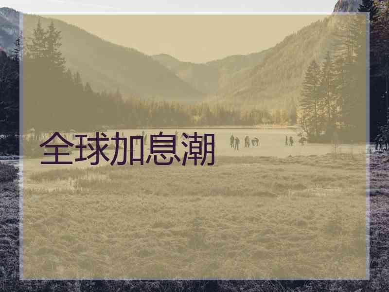 全球加息潮