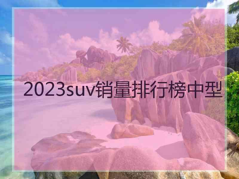 2023suv销量排行榜中型