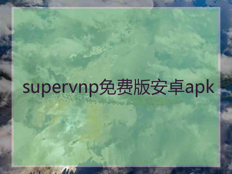 supervnp免费版安卓apk