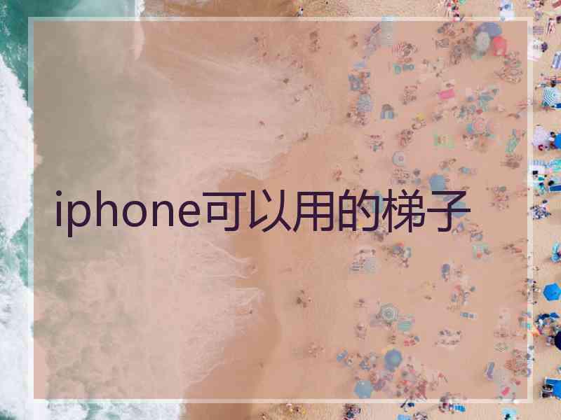 iphone可以用的梯子