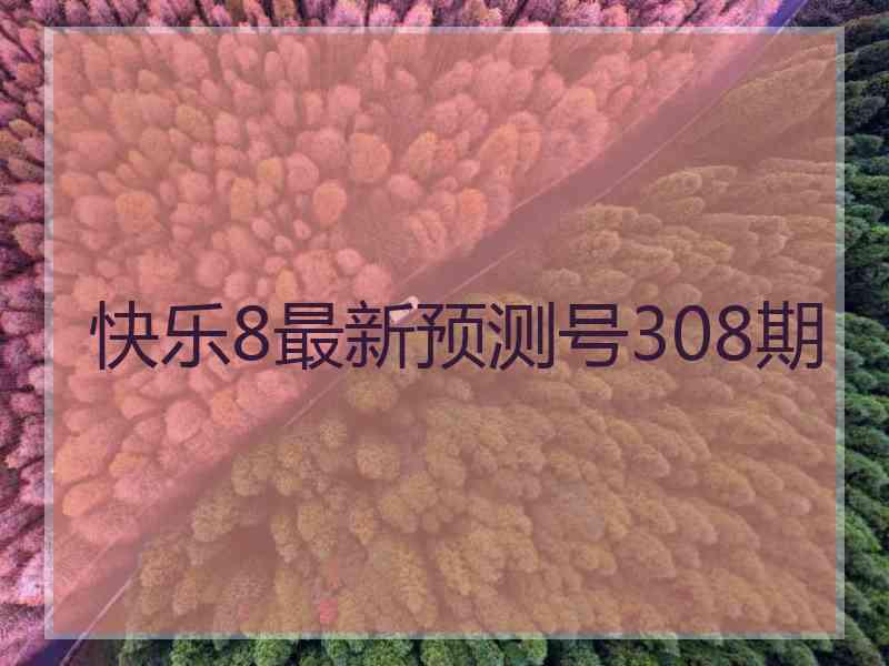 快乐8最新预测号308期