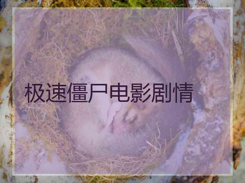 极速僵尸电影剧情
