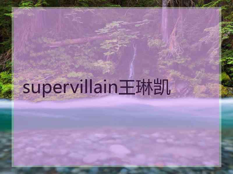 supervillain王琳凯