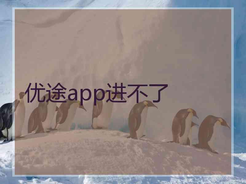 优途app进不了