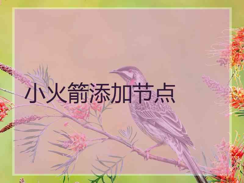 小火箭添加节点