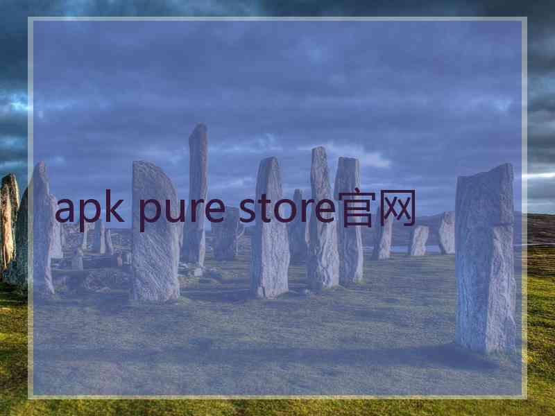 apk pure store官网